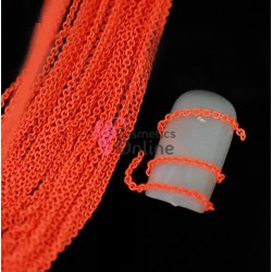 Lantisor Metalic pentru unghii 3D, Portocaliu neon LM002